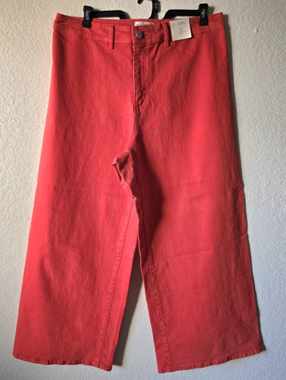 Universal Thread Coral Red Sailor Wide Leg Jeans